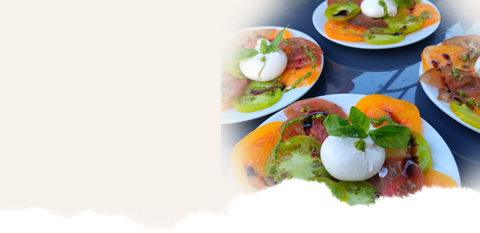 Burrata et tomates, Le Bistrot